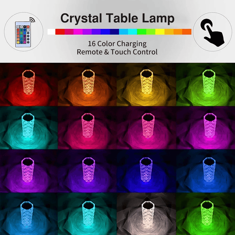 Crystal Multi Colour Lamp - smartishTrend