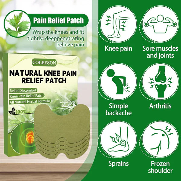Natural Knee Pain Relief Patches (Pack Of 12)